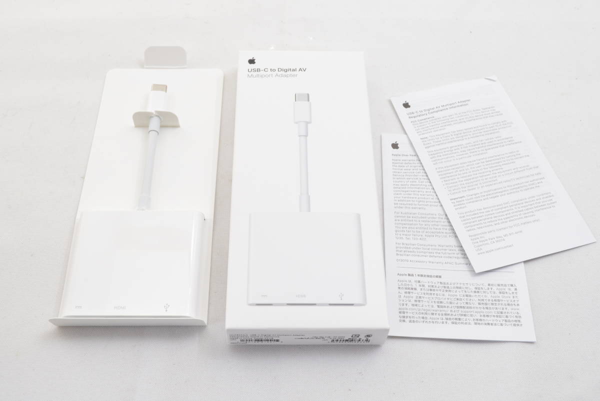 美品・箱なし】純正USB-C Digital AV Multiportアダプタ USB-C Digital