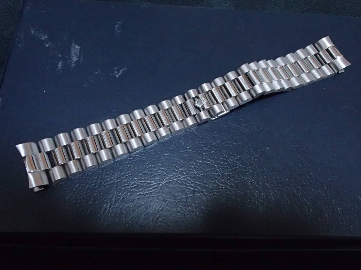 社外補修用 プレジデントタイプ ステンレスブレス ２０ｍｍ 無垢 金属ベルト 売買されたオークション情報 Yahooの商品情報をアーカイブ公開 オークファン Aucfan Com