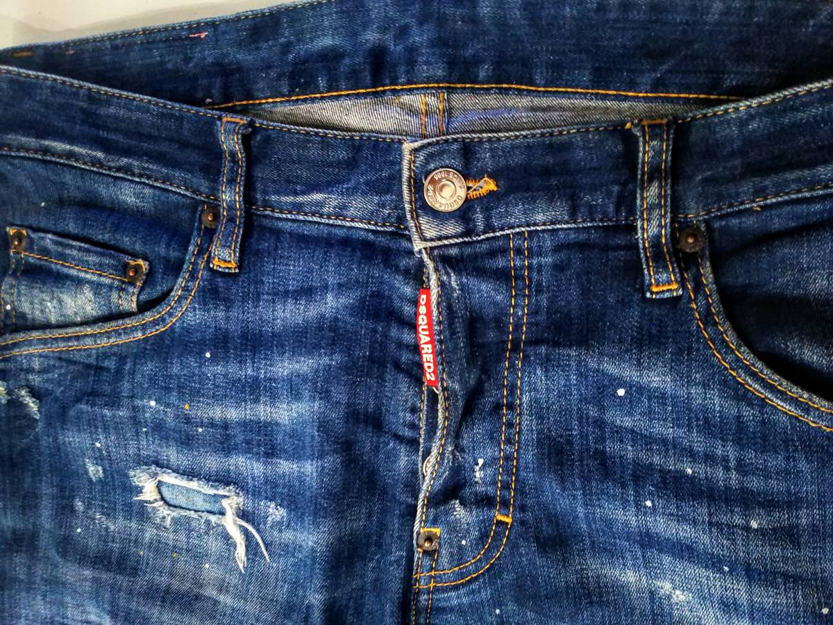 DSQUARED2 ディースクエアード 】 SKATER JEAN 48 スタッフ 