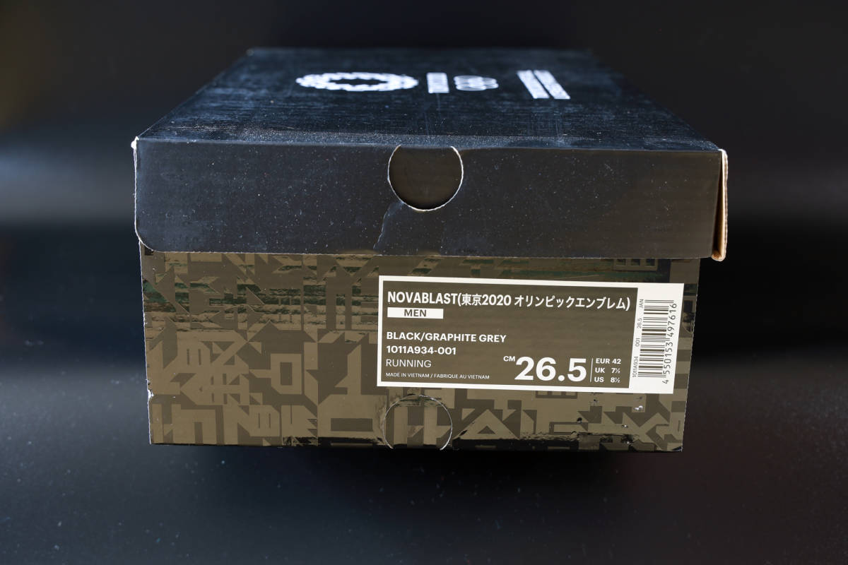 ☆美品☆ asics NOVABLAST 東京2020オリンピックエンブレム 26.5 ☆美品☆ asics NOVABLAST 東京2020オリンピックエンブレム 26.5