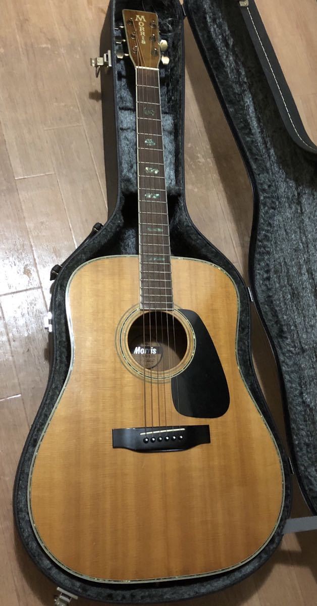 ヴィンテージMORRIS トップ単板 アコギ 縦モーリス MD-525