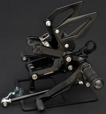 GSX-S1000 GSX-S1000F ABS 15-バックステップ rearsets Black | MARLEY