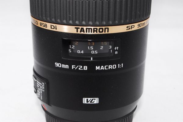 タムロン 90mm F2.8 Di MACRO 1:1 VC USD キャノン用 90mm Di SP TAMRON VC MACRO 1:1 F⁄2.8 USD Tamron F2.8 Lenses