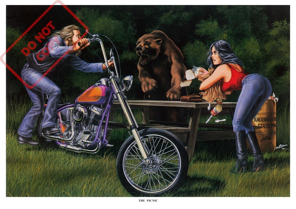 デビッド・マン アートポスター 039『The Picnic』☆David Mann