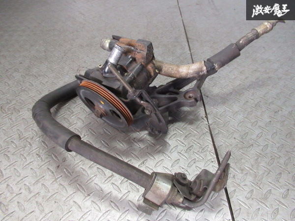 日産 純正 C33 ローレル RB20DET パワーステアリング パワステポンプ 即納 棚D-2