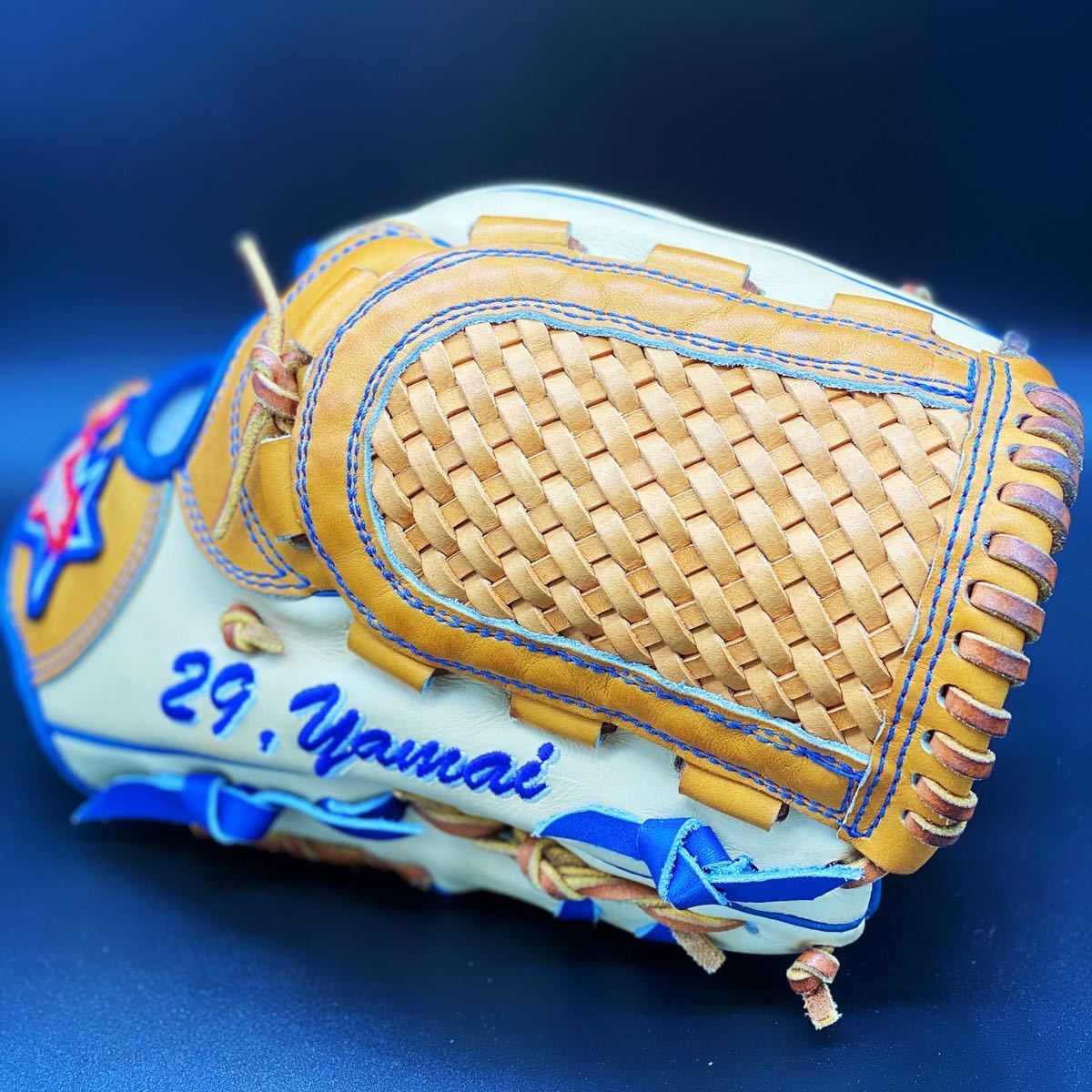 中日ドラゴンズ 山井大介選手 久保田スラッガー 支給品 実使用 グラブ 