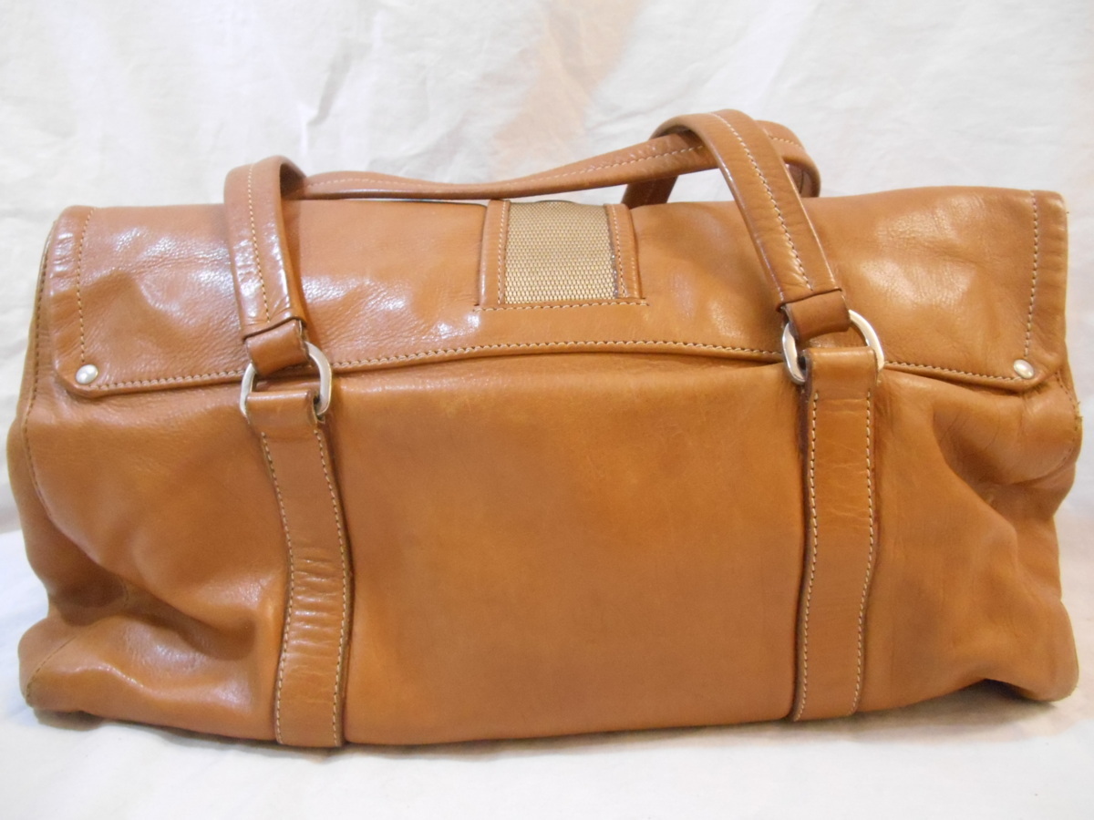 ◇PRADA プラダ レザー ミニ ボストン バッグ キャメル 保存袋 ◇PRADA プラダ レザー ミニ ボストン バッグ キャメル 保存袋
