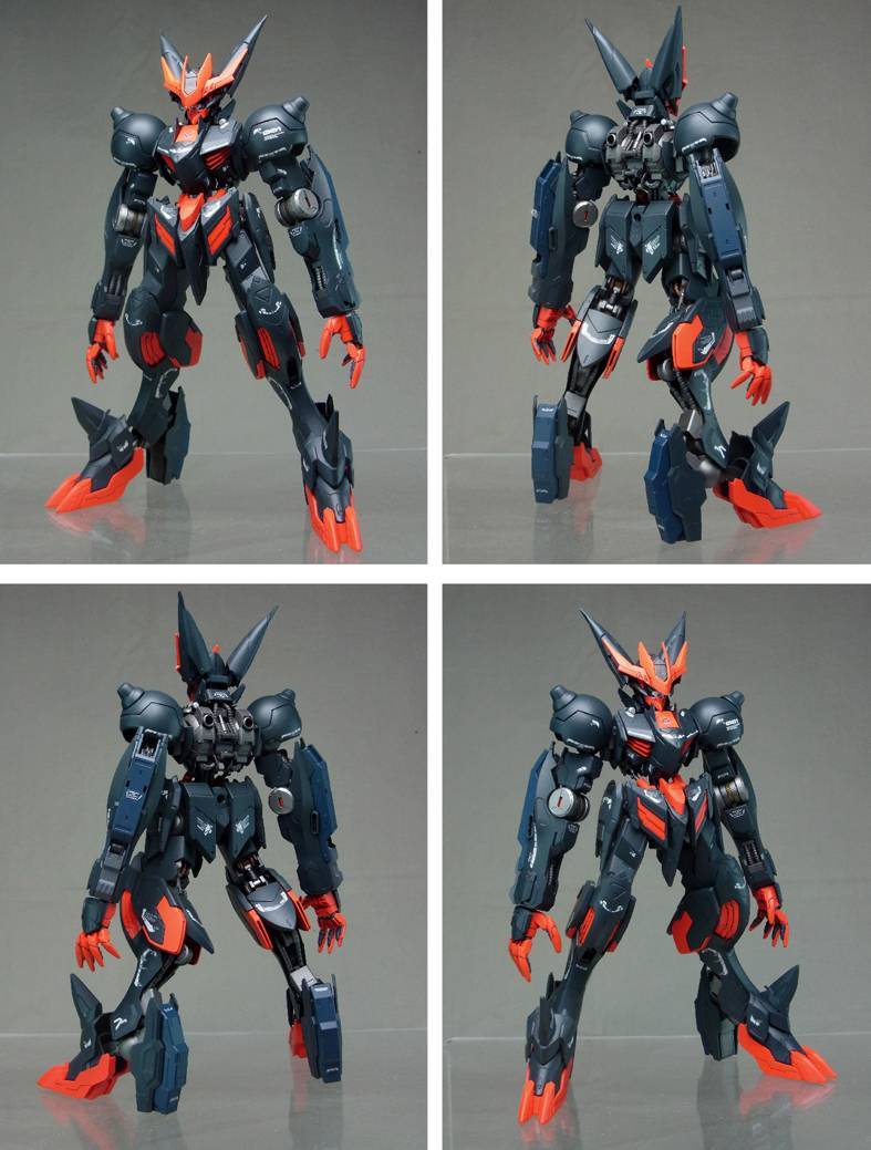 MGバルバトス　ミキシング塗装品 1/100 マスターガンダム バルバトス ミキシング 改修塗装済み完成品の