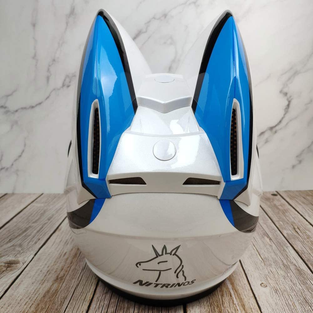 新入荷☆NITRINOS フルフェイスヘルメット 猫耳 バイク用 バイク