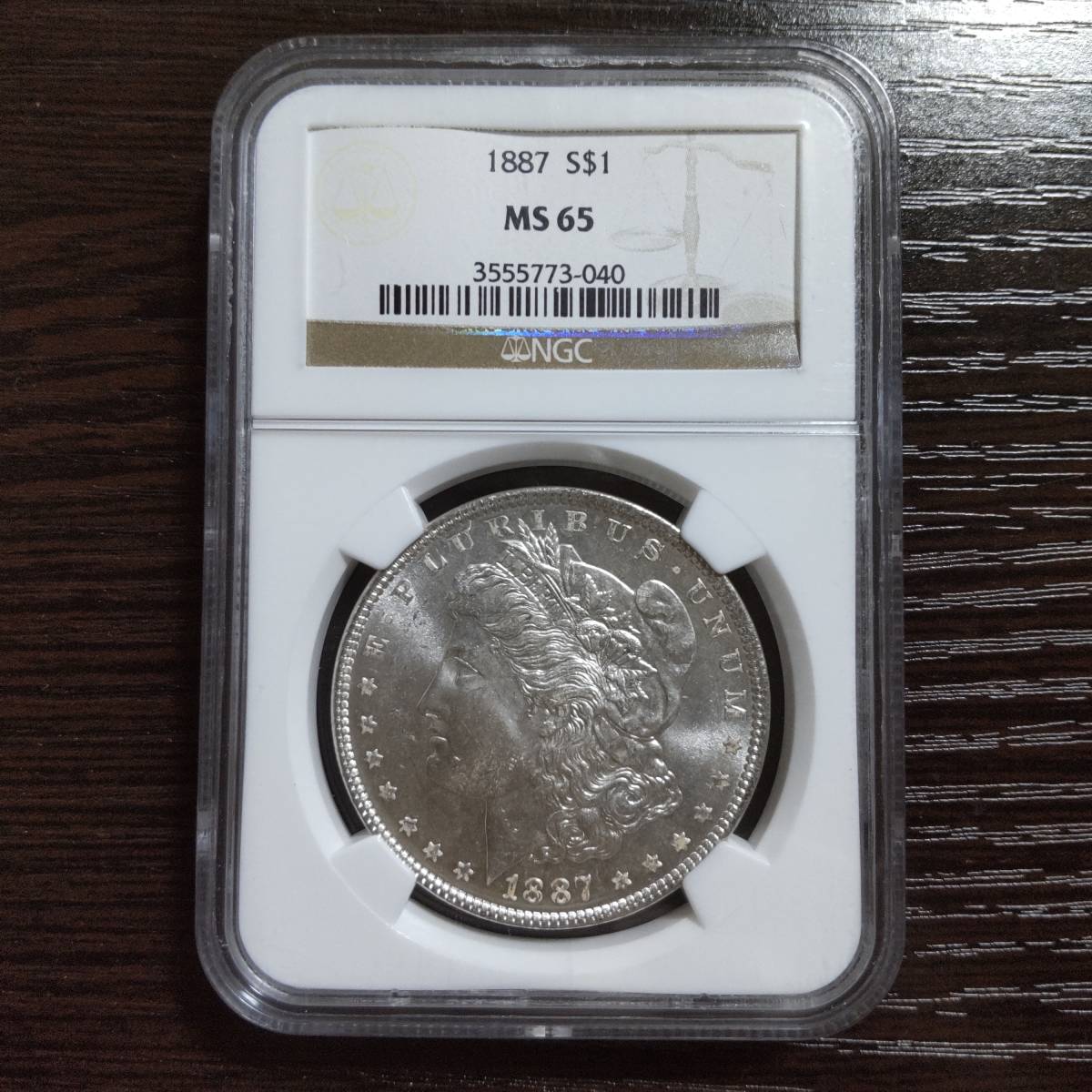 超人気商品】モルガンダラー 1887年 MS65 NGC 1ドル 銀貨 シルバー 