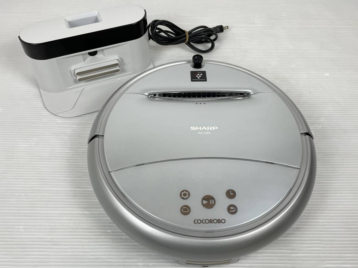 SHARP RX-V100-W ロボット掃除機 本体 SHARP RX-V100-W ロボット掃除機