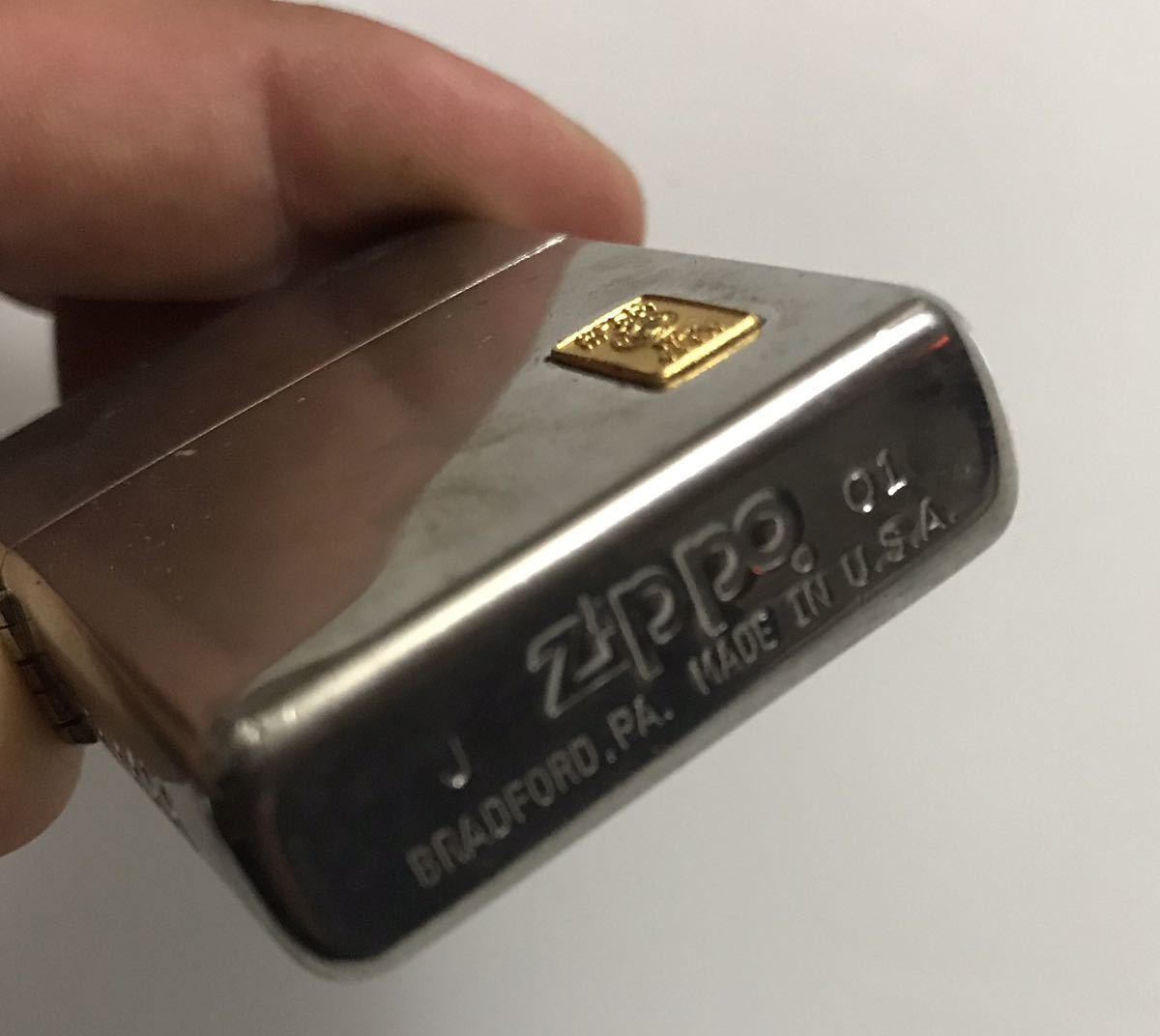 ZIPPO 『アンティーク ゴールド K24 999.9 オイルライター ジッポ 中古 