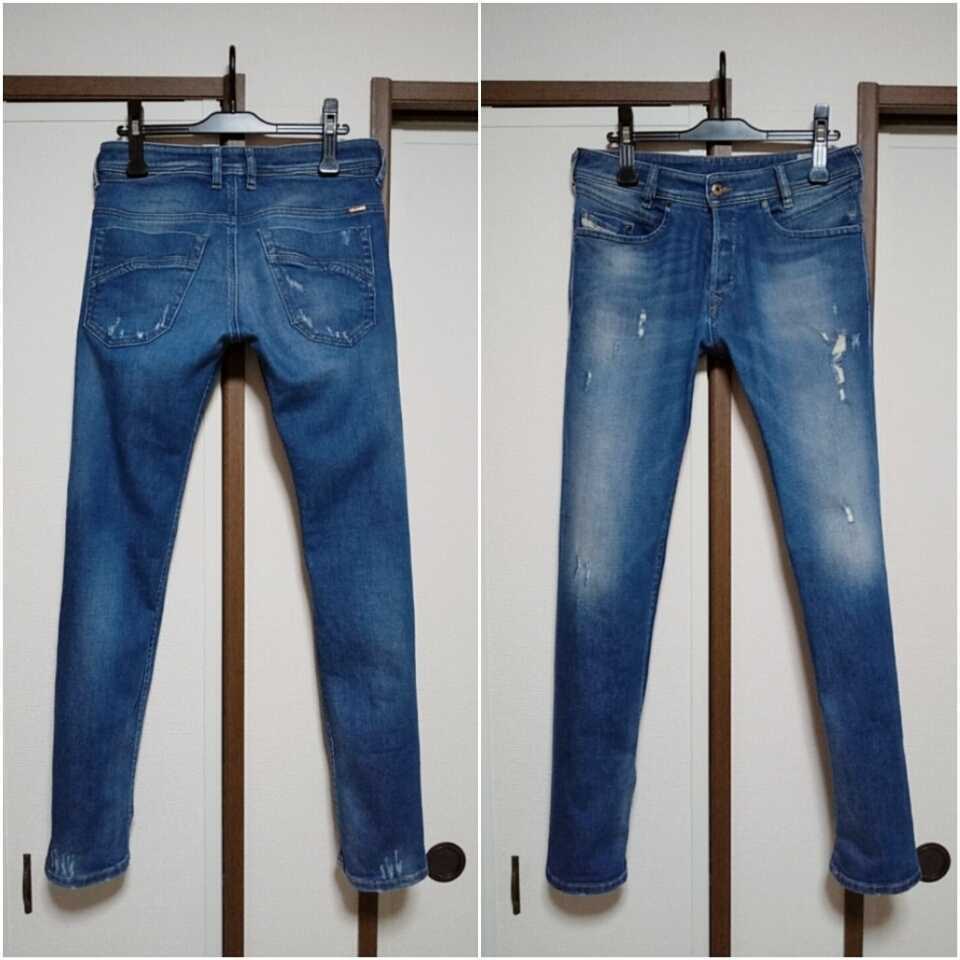 ☆DIESEL IAKOP 0608F レギュラースリムテーパード ストレッチデニム 