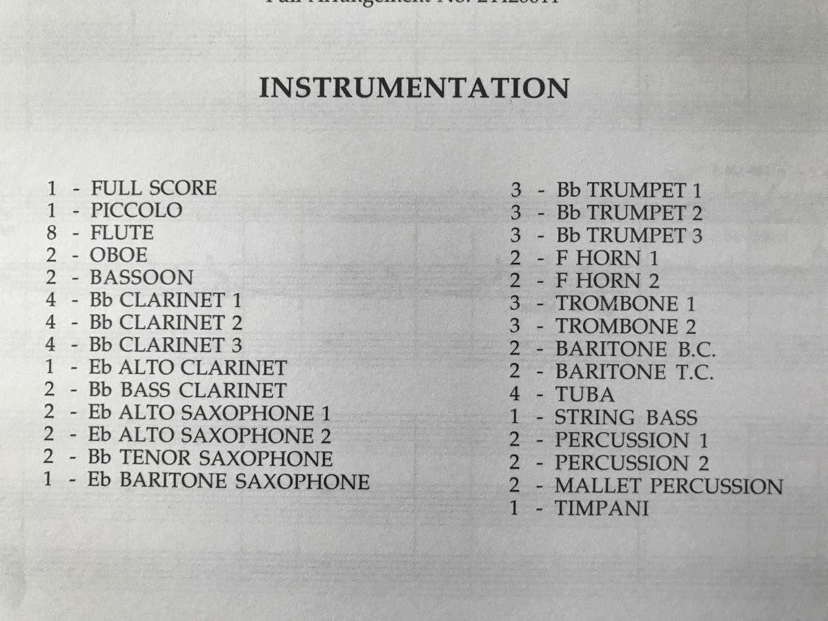 吹奏楽楽譜 ポール デュカス 交響詩 魔法使いの弟子 ジェイムズ カーナウ編 試聴可 スコア パート譜セット 吹奏楽曲 売買されたオークション情報 Yahooの商品情報をアーカイブ公開 オークファン Aucfan Com