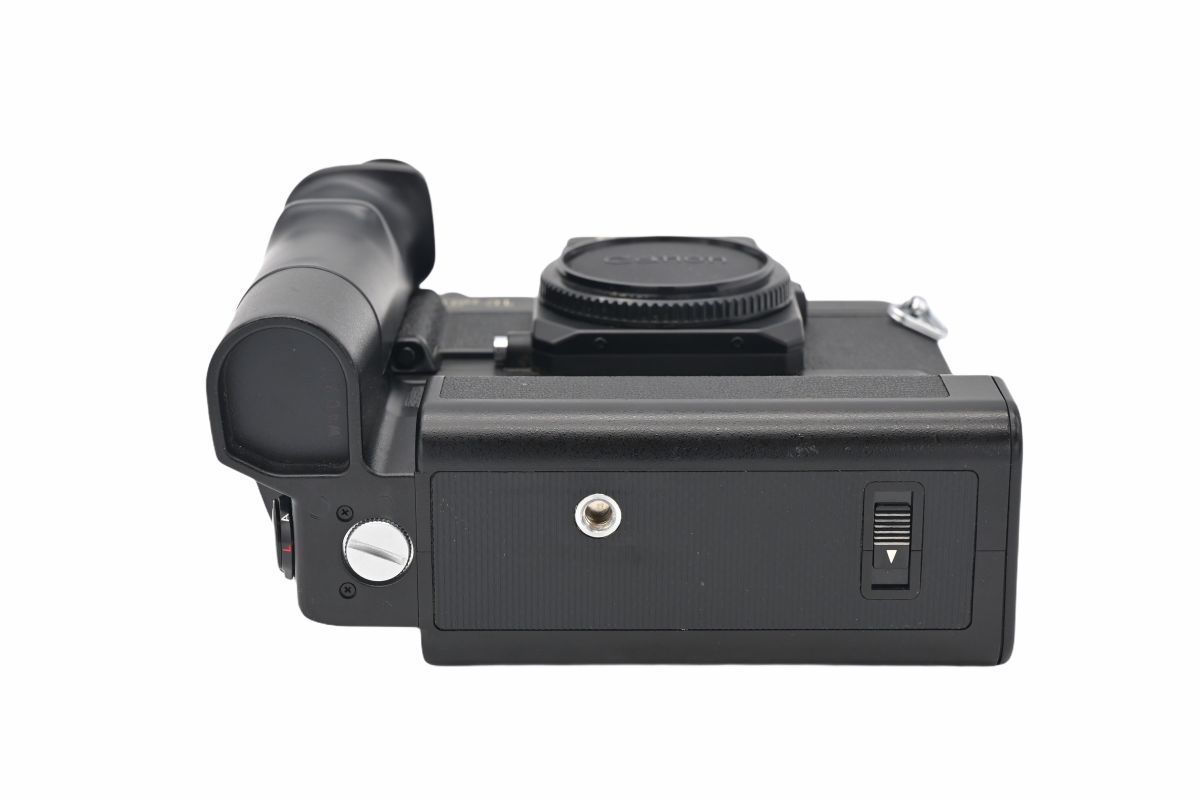 09743cmrk ◆ Canon キヤノン New F-1 + AE MOTOR DRIVE FN MF一眼レフ フイルムカメラ モータードライブ_6