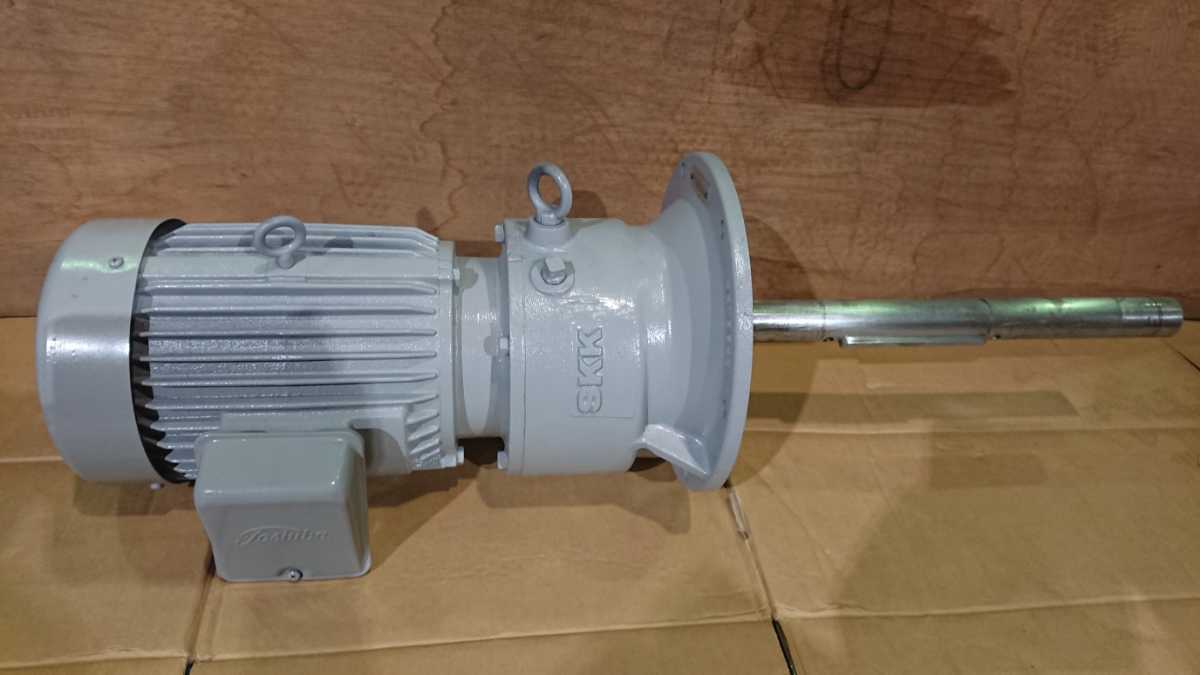 ⑳ モーター 2.2kw 動作確認済み ギアモーター ギアードモーター 中古品 電動モーター 4P 東芝 TOSHIBA 200V | 2.2KW 三相モーター 1&frasl;30 4P 富士電機