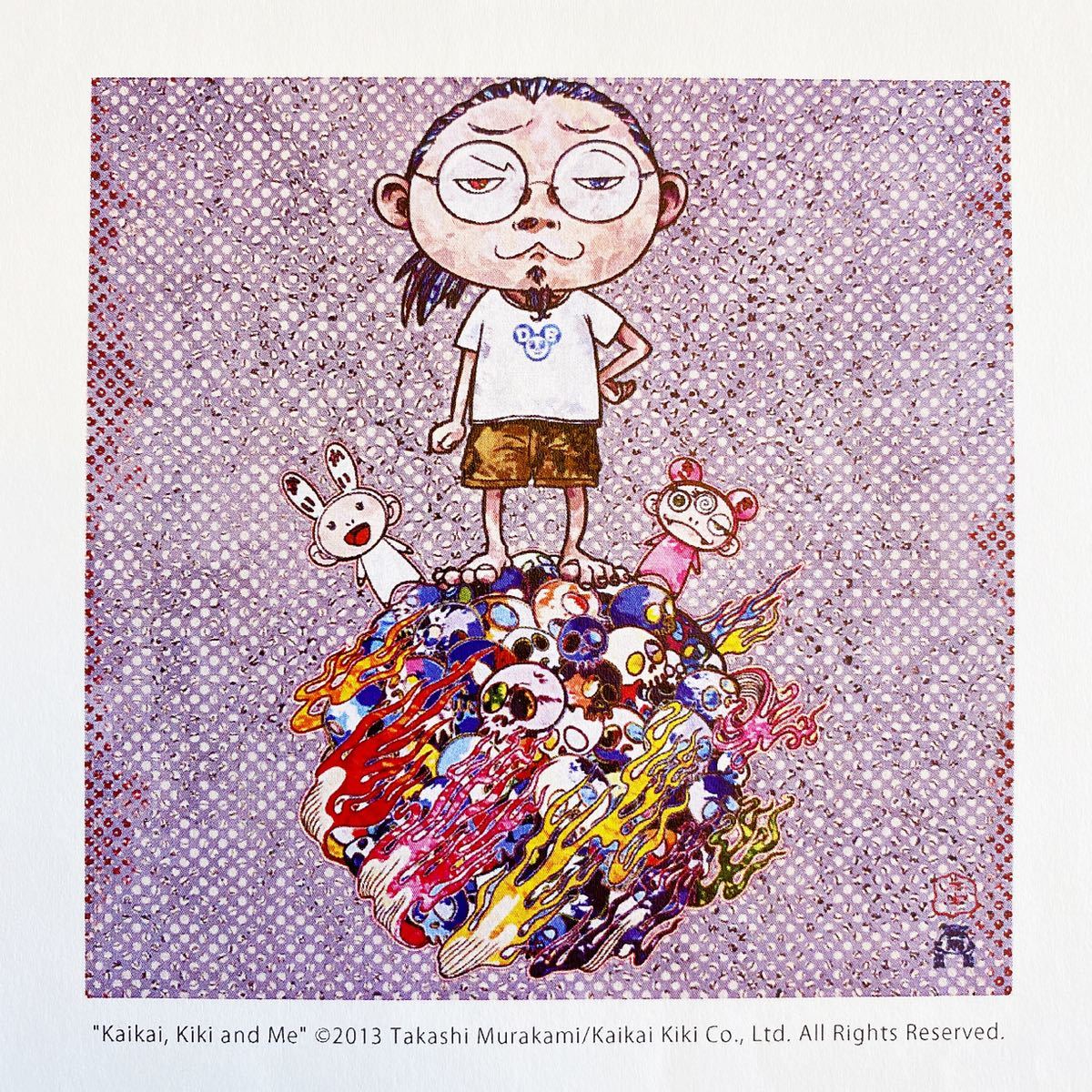 村上隆 ED300 カイカイキキ TAKASHI MURAKAMI サイン入りポスター
