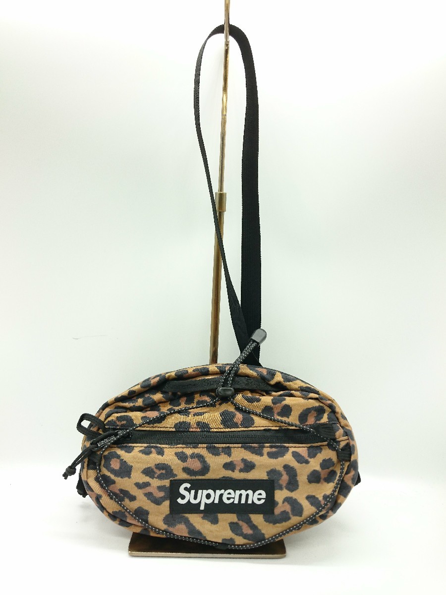 Supreme◇20FW Waist Bag 2.5L Leopard/ウエストバッグ/ナイロン/CML