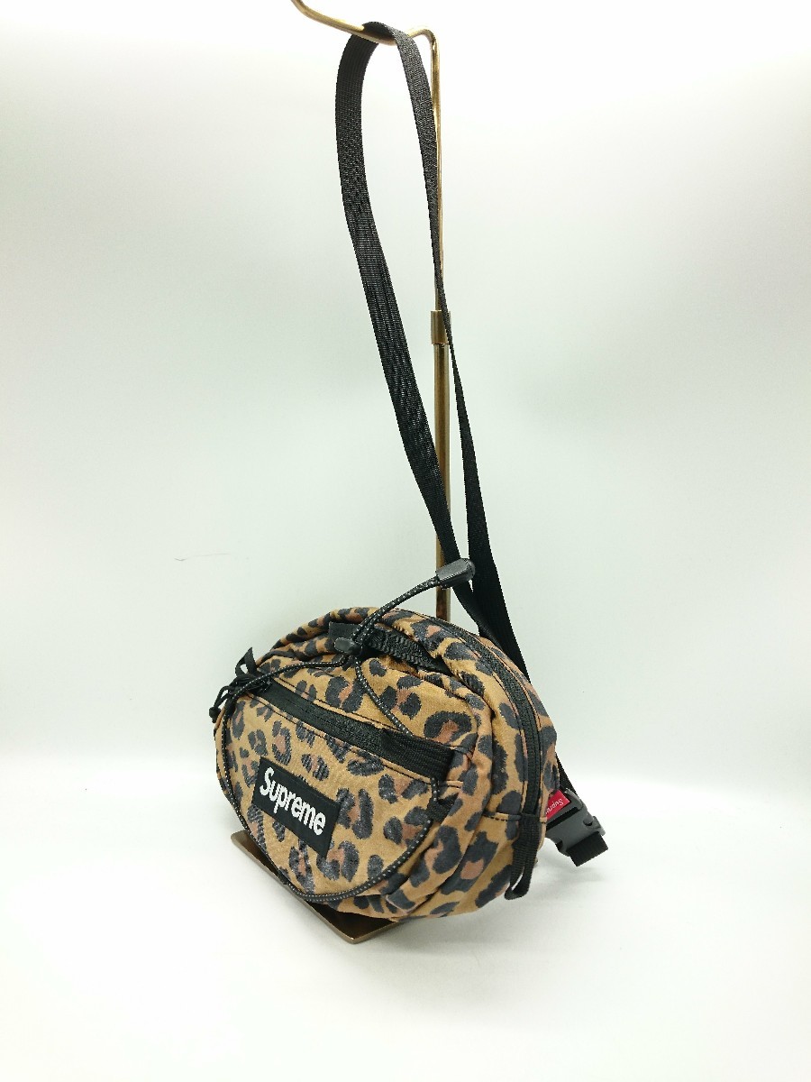 Supreme◇20FW Waist Bag 2.5L Leopard/ウエストバッグ/ナイロン/CML