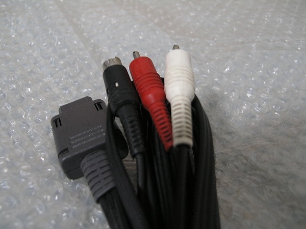 [即決] [送料無料] スーパーファミコン ニンテンドウ64 ゲームキューブ S端子ケーブル 純正 (3)_3