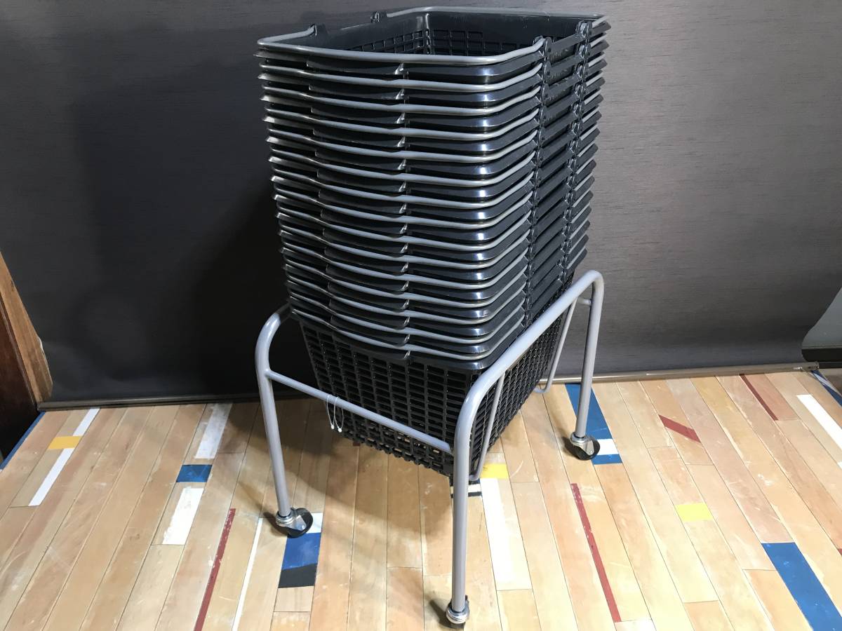 by スチール製買い物カゴ用置き台(SSサイズ): 店舗運営用品ストア 