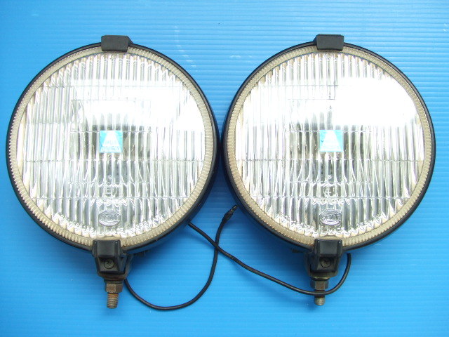 当時物 中古 HELLA162 丸型 18cm フォグランプ H2バルブ 旧車 ヘラ 