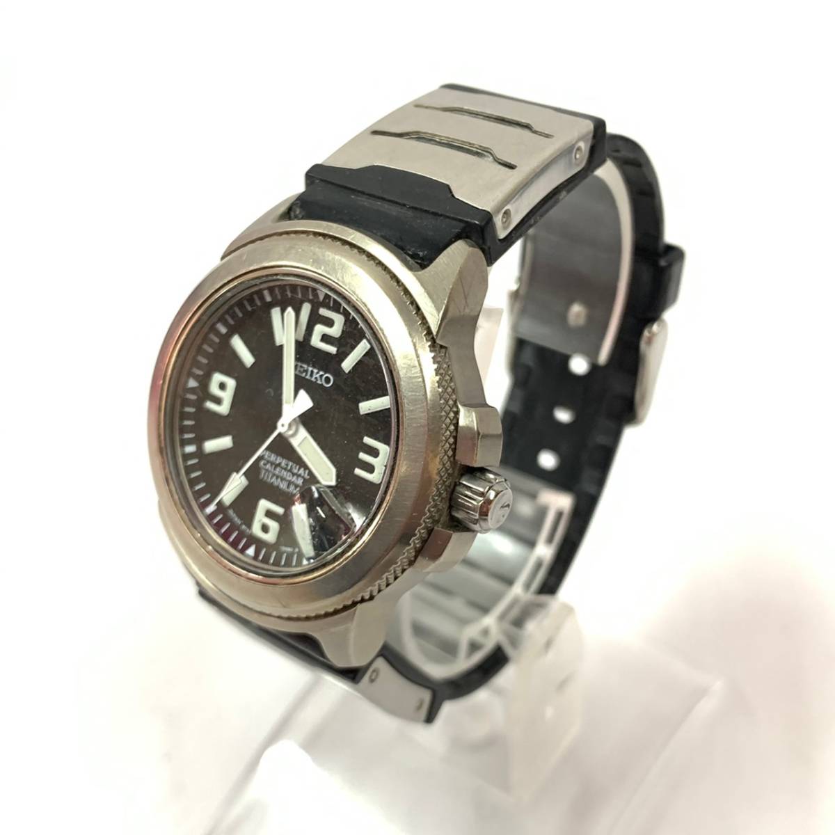 E11c99D SEIKO セイコー PERPETUAL パーペチュアルカレンダー 腕時計 