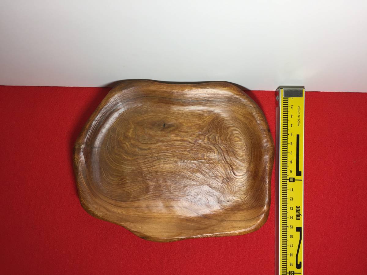 工芸品 屋久杉で創った丸皿(高橋工芸⁄IB074-001) 皿 お皿 お - 屋久杉