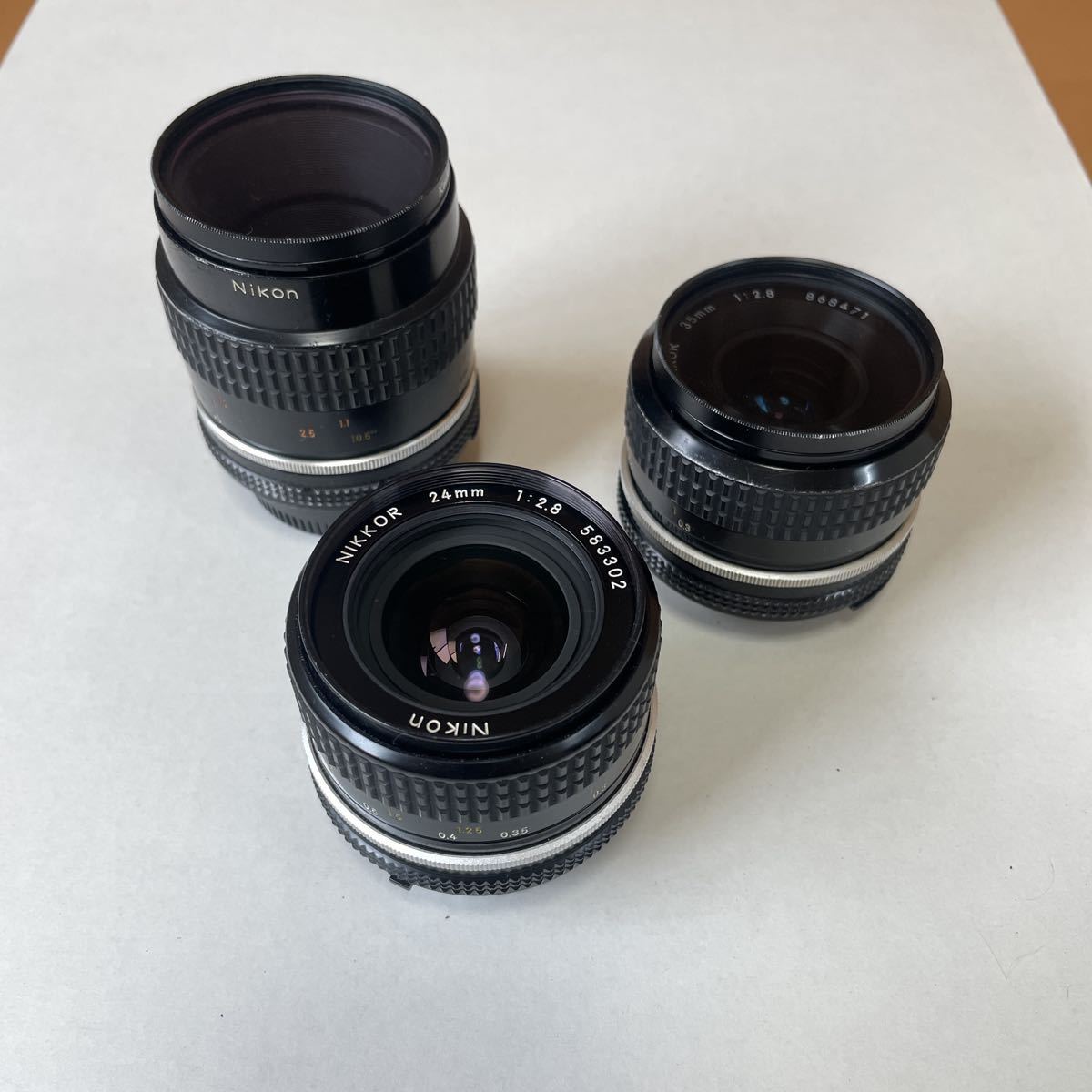 NIKON ニコン 一眼レフフィルムカメラ用レンズ ジャンク品3個 【公式通販】