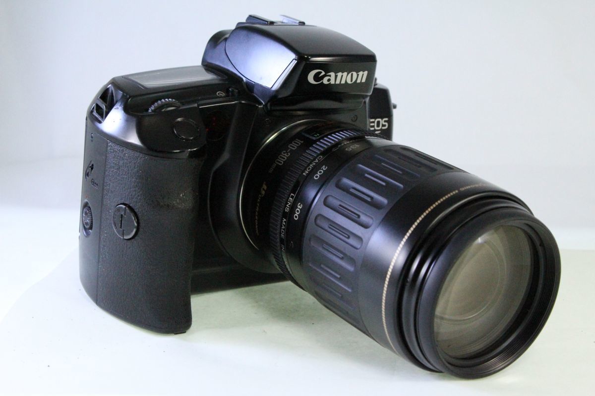 動作保証・点検済】良品☆キヤノン Canon EOS5 ボディ+100-300mmUSM