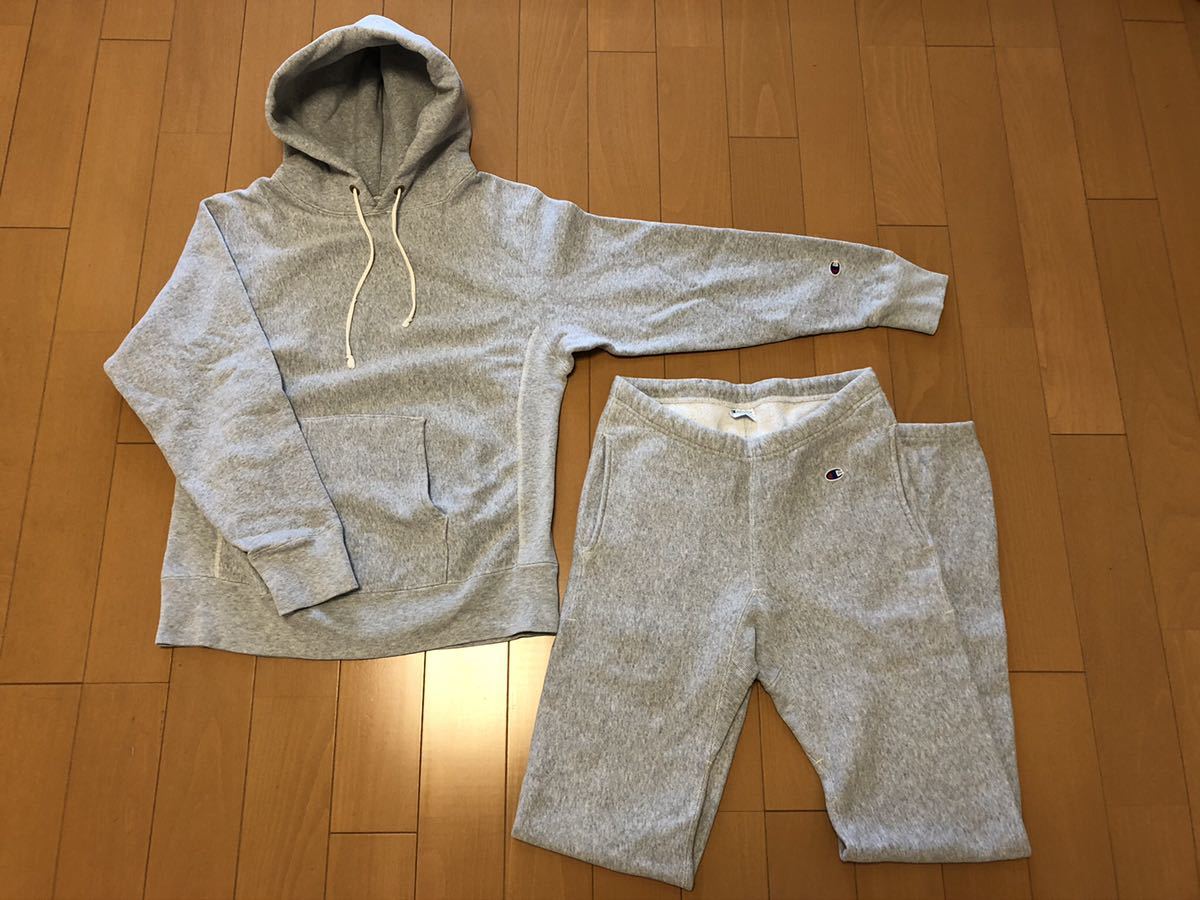 リバースウィーブ Champion Lサイズ 復刻 青タグ ジップパーカー
