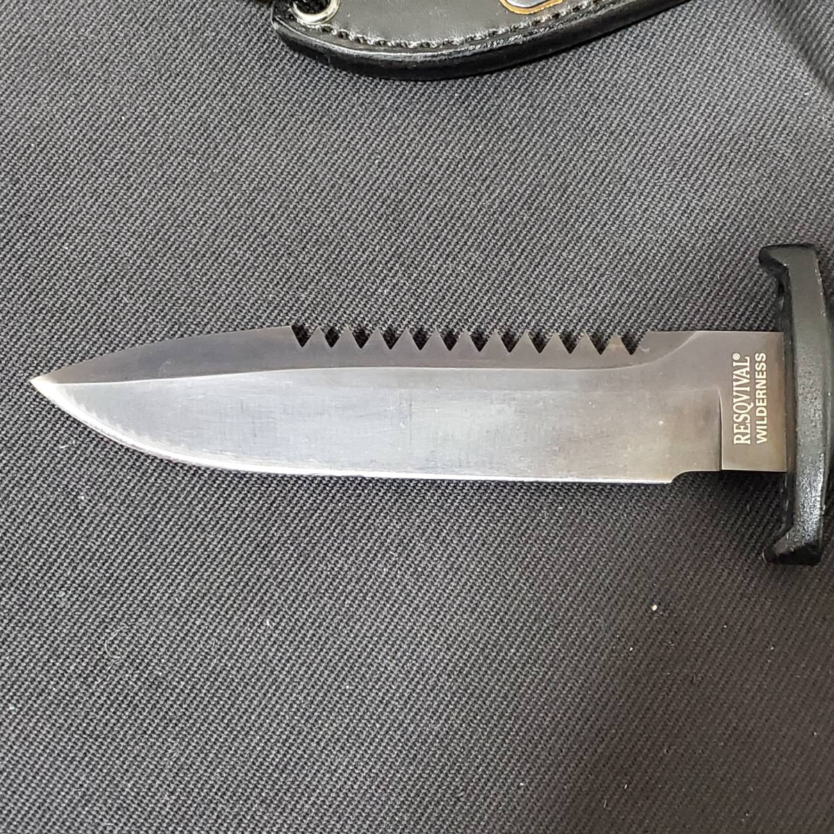 サバイバルナイフ Survival ケース付き Knife | RESQVIVAL シースナイフ SHOTANDシリーズ - アウトドアサバイバルナイフ SHOTAND Series Rugged Sear レスキューバイバル 配送料無料
