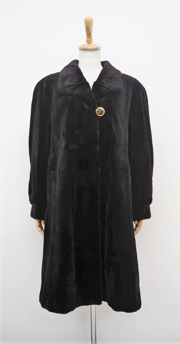 SAGA 銀サガ MINK ブラウン ￥1000～ デザイン 美品【 Valentino Furs 