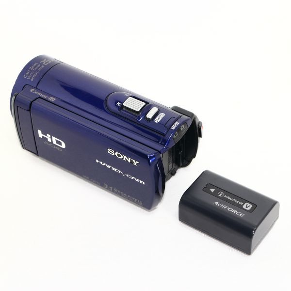 SONY ソニー HDR-CX170 Handycam ブルー ビデオカメラ - ハンディカム