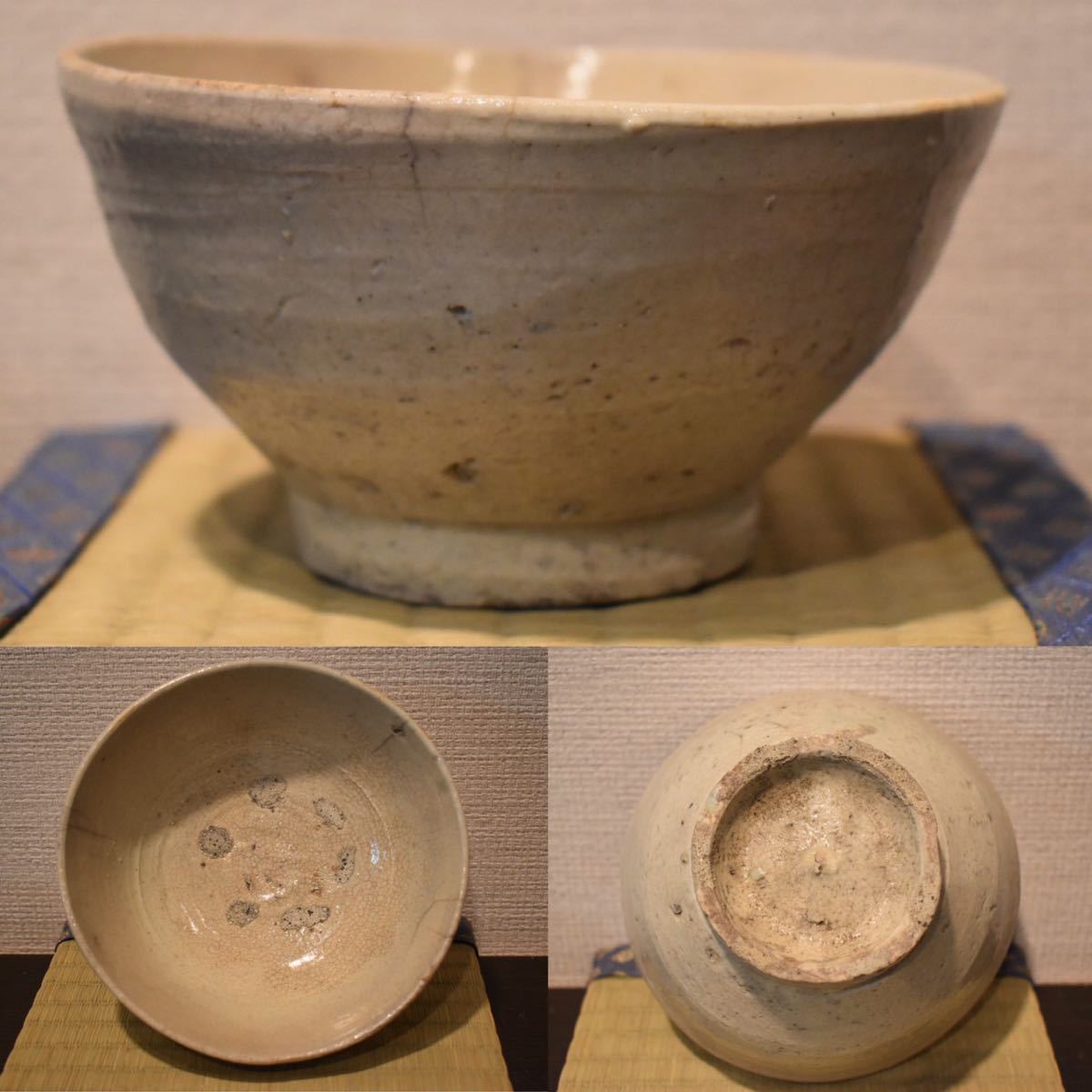 GE】Z778【コレクター所蔵品】時代 高麗茶碗 /朝鮮美術 中国古玩 美術