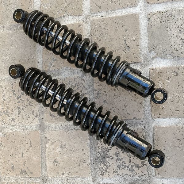 SR400/SR500 MDI リアサスペンション リアサス 325mm ブラック 上下ブッシュ内径14mm トップセンス SR400 SR500 対応 リアサスペンション