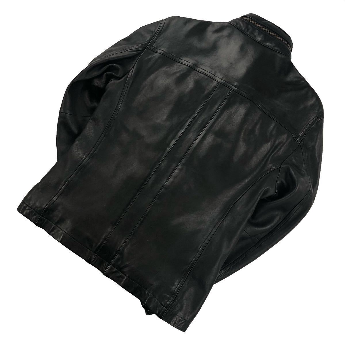 美品 希少 BURBERRY BLACK LABEL バーバリーブラックレーベル レザー