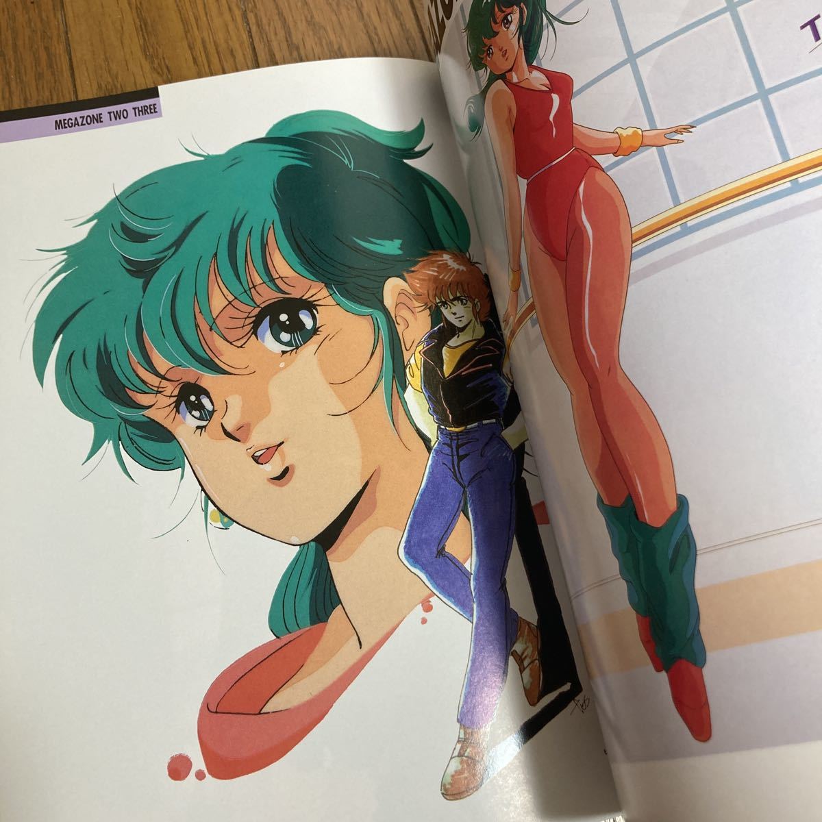 メガゾーン23 ポスター B2 1980年代 石黒昇 平野俊弘 美樹本晴彦 ① 初版 平野俊弘 CHARACTER WORKS メガゾーン23 イクサー1 ダンガイオー