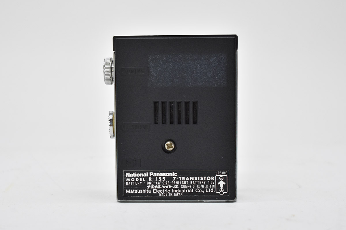 National Panasonic R-155 7TRANSISTORラジオ AM専用[ナショナル