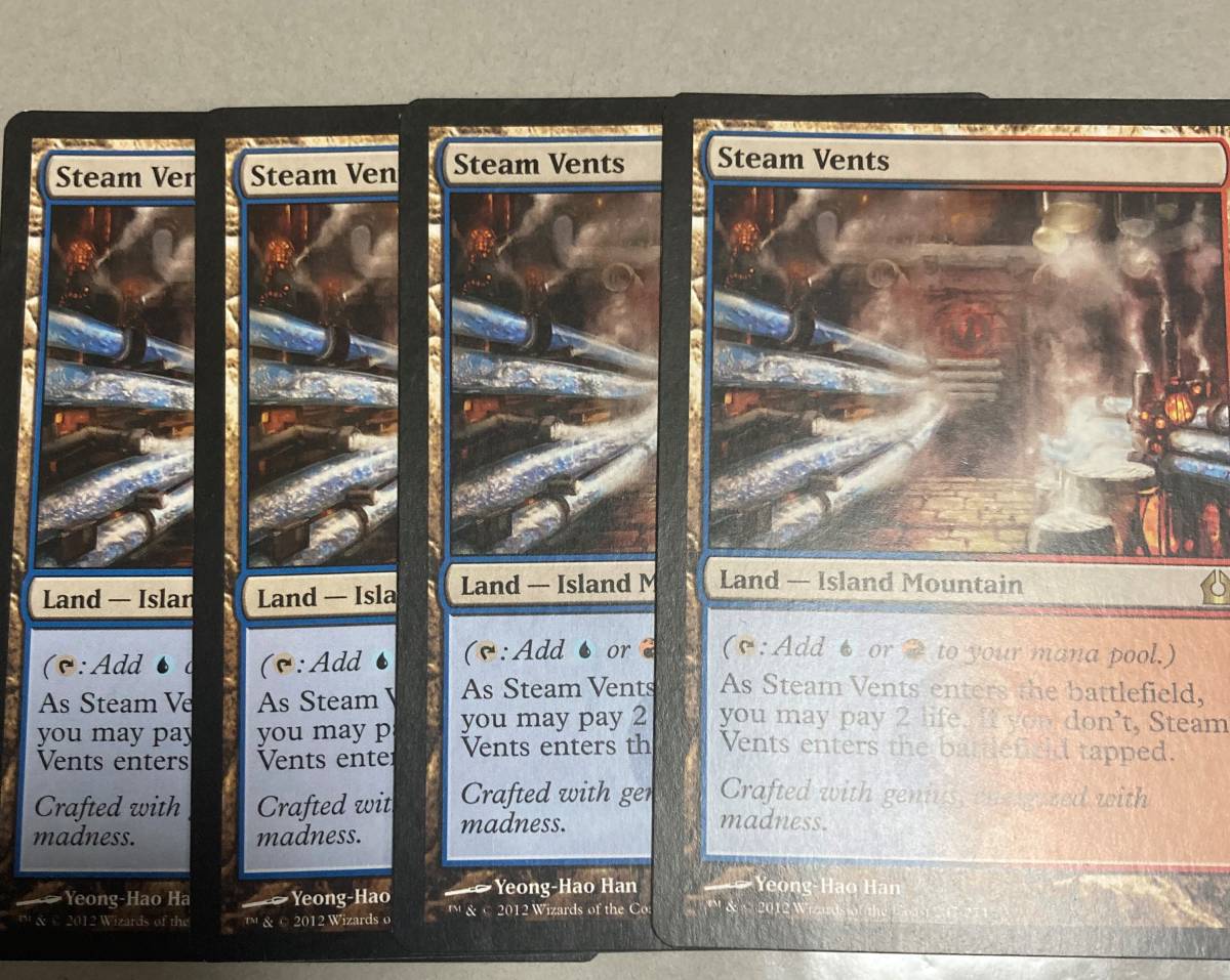 【送料無料】英語 MTG 蒸気孔　４枚セット　