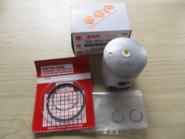 アドレス110 CF11A 純正ピストン・ピストンリング・サークリップ　新品 アドレス110CF11A純正ピストン・ピストンリング・サークリップ　新