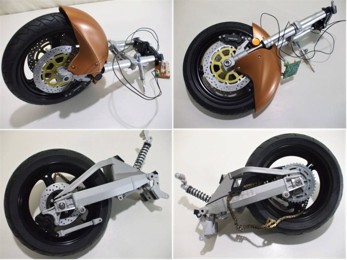 元気堂】デアゴスティーニ 1/4 隼 SUZUKI hayabusa GSX1300R 一部 