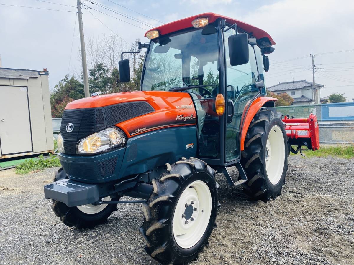 クボタ KL3950H エアコンキャビン付き ハイスピード 39馬力 トラクター ニプロロータリー