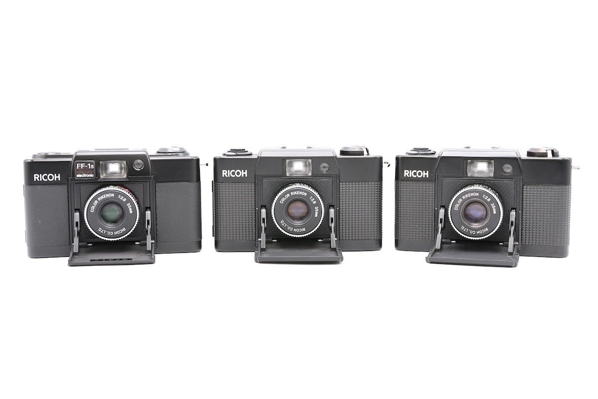 ◇ RICOH リコー FF-1S + FF-1 + FF-1 フィルムカメラ コンパクト