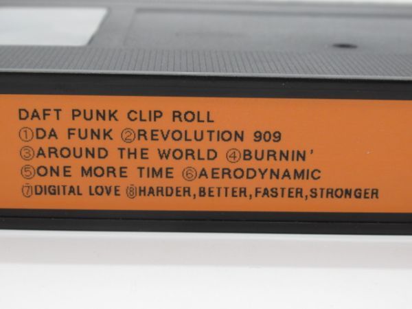 E16-6 ビデオ ミュージック VHS ダフト パンク クリップ ロール DAFT PUNK CLIP ROLL パンクバンド ロック 店頭再生用 サンプル
