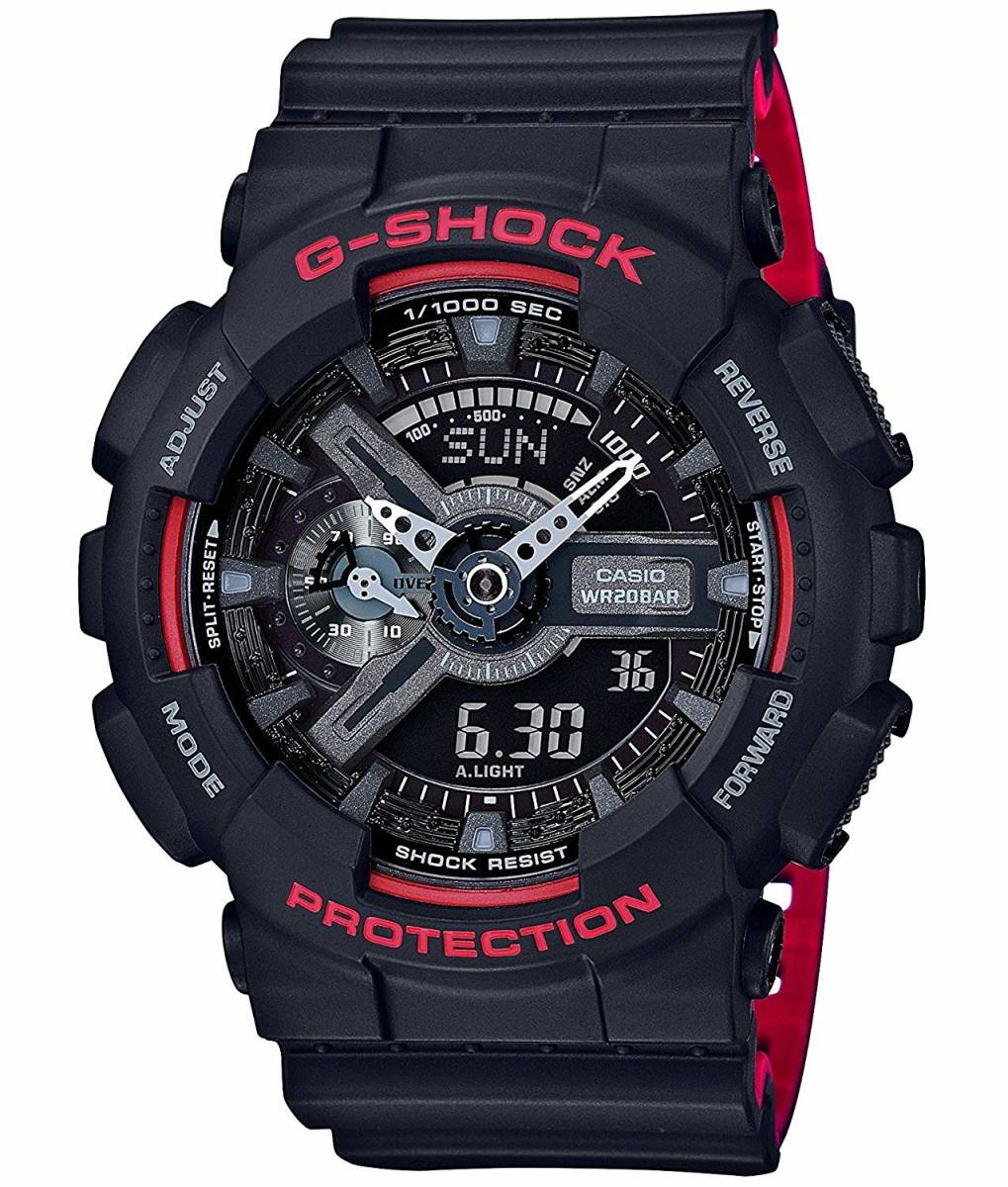 激安大特価，100%新品 CASIO カシオ 腕時計 G-SHOCK ジーショック アナデジ GA-110HR-1A メンズ(その他)｜売買されたオークション情報、yahooの商品情報をアーカイブ公開 - オークファン G-SHOCK
