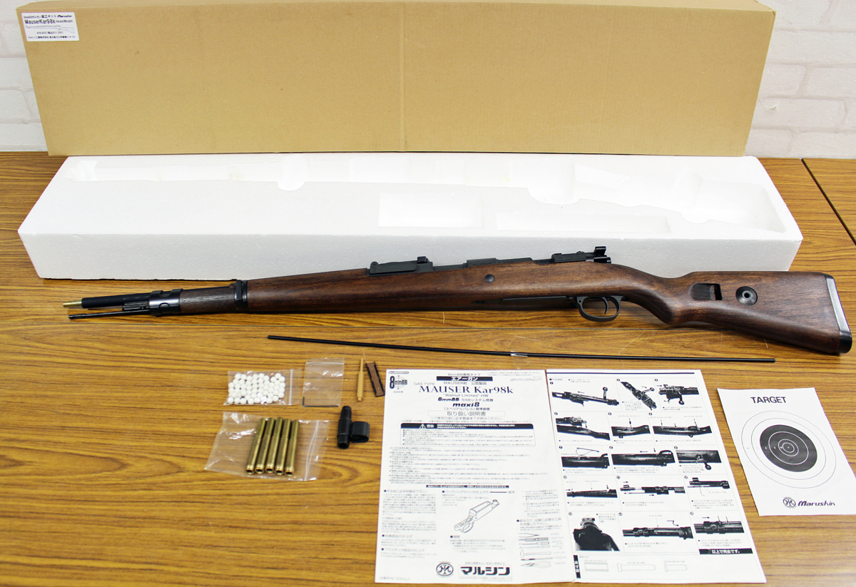 ジャンクMarushin MAUSER Kar 98K エアソフトガン 0362ジャンク品