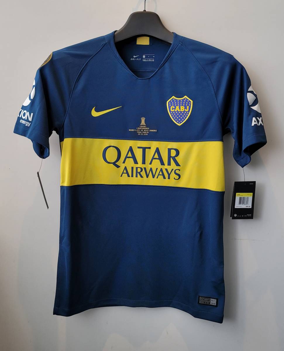 好評 18 19 S Libertadores仕様 18コパ リベルタドーレスcopa 半袖 Tevez テベズ Juniors H 23 Boca ボカ ジュニアーズ セリエa Labelians Fr