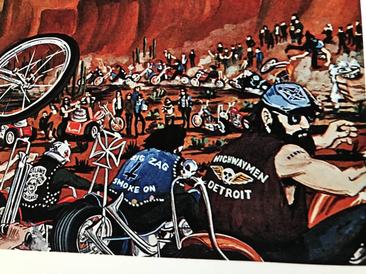 ワイルドエンジェルス・エド・ロス・デビットマン他　オリジナルポスター色々 ポスター☆David Mann 07 [BOOZE RUN]☆エドロス/ヘルズエンジェルス