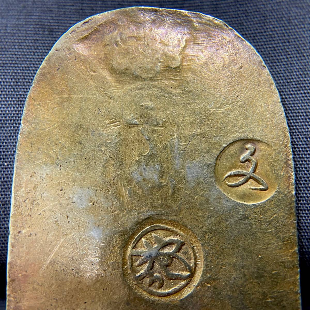 組合鑑定書付き】文政小判金 草分小判 背：八東 古銭 金貨 小判